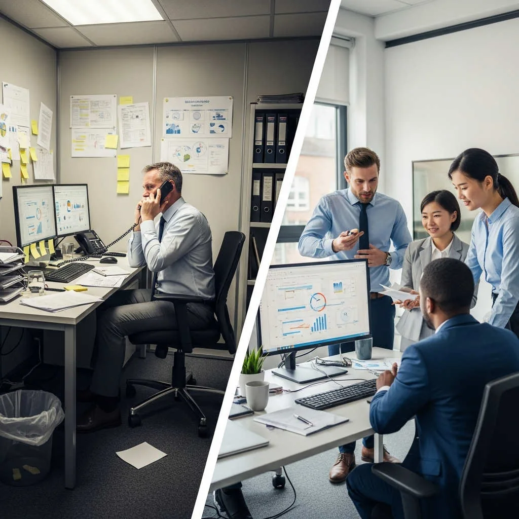 team-run operation (right). The premium is paid for the latter.
