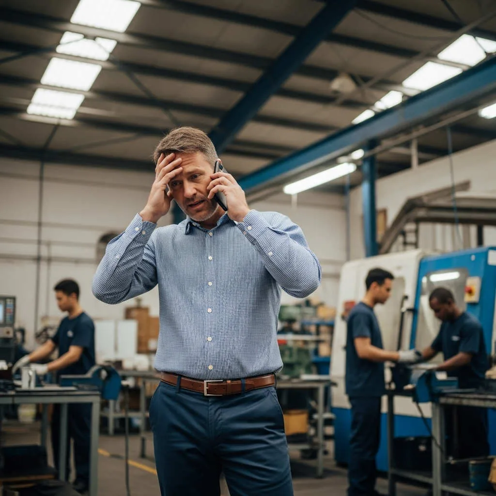 the entire business grinds to a halt the second you're unavailable.